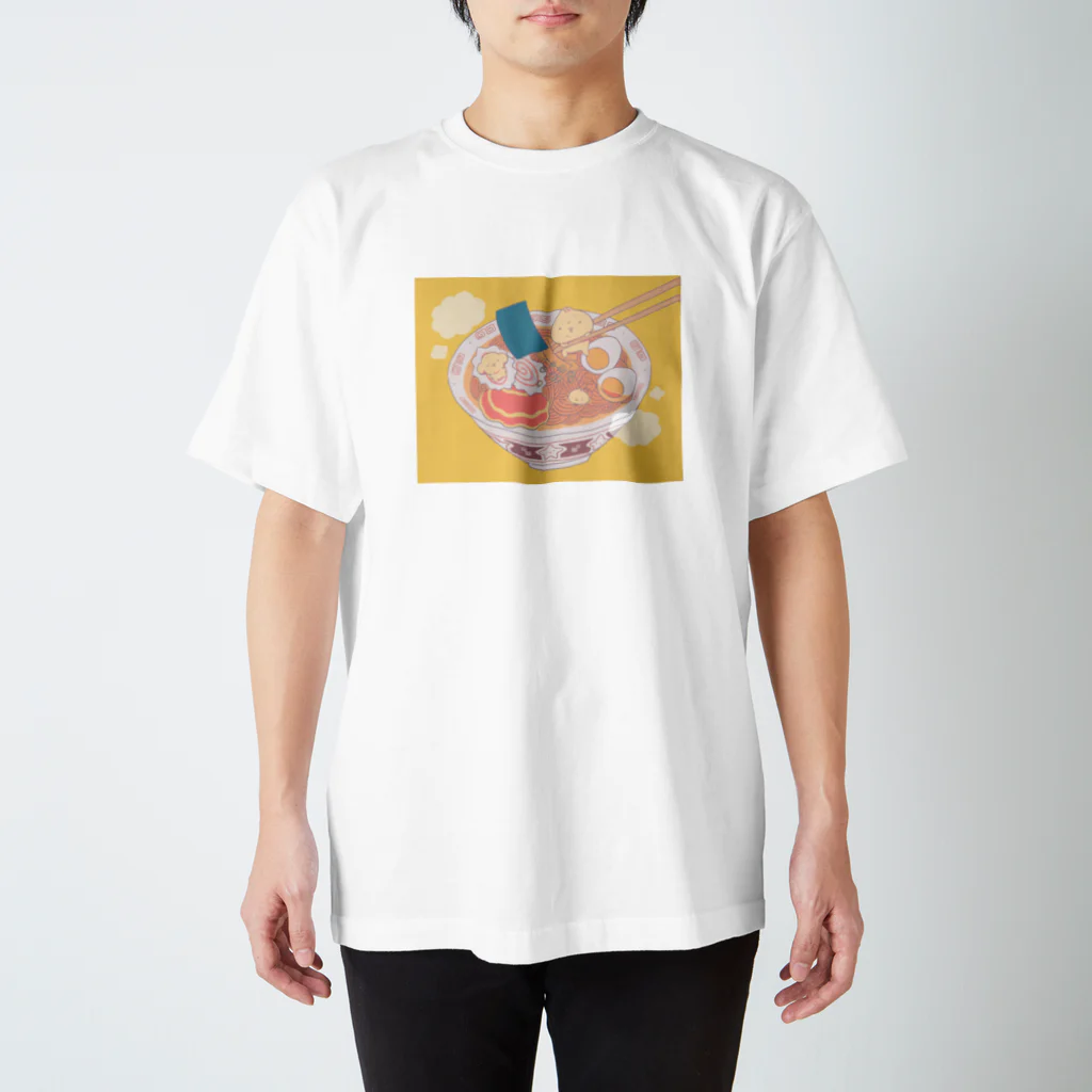 ぷにぷにショップのぷかぷかラーメン Regular Fit T-Shirt