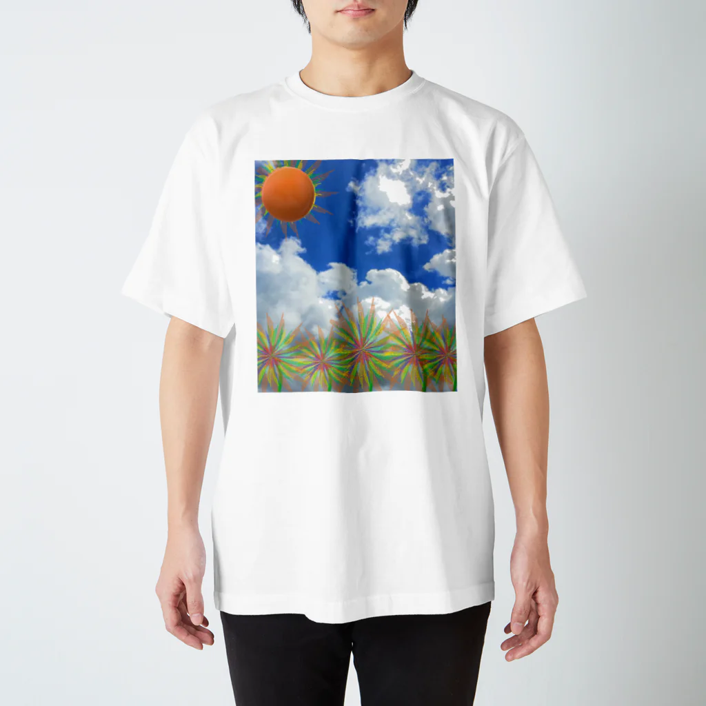 ASCENCTION by yazyの花と空と太陽と（22/05） Regular Fit T-Shirt