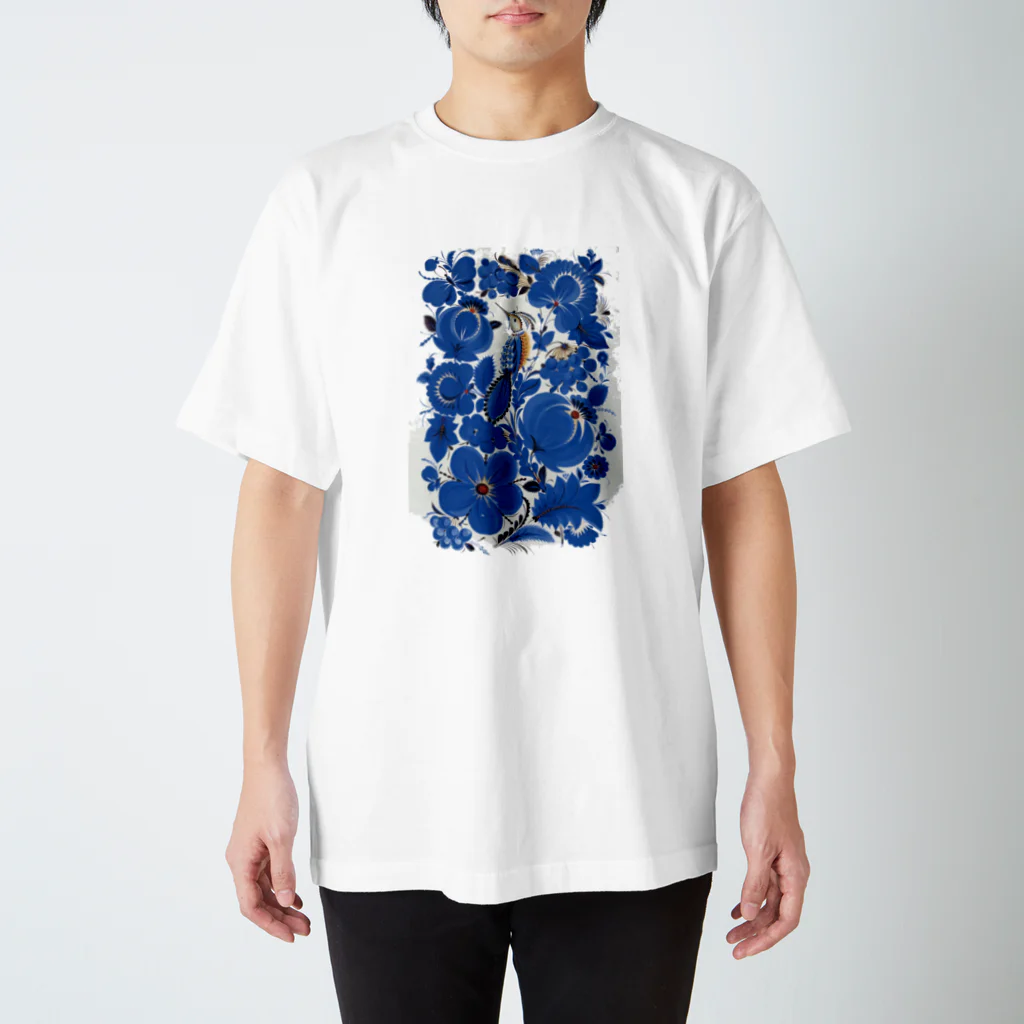 Cordelia　SUZURI分室のペトリキウカ　ブルーバード Regular Fit T-Shirt