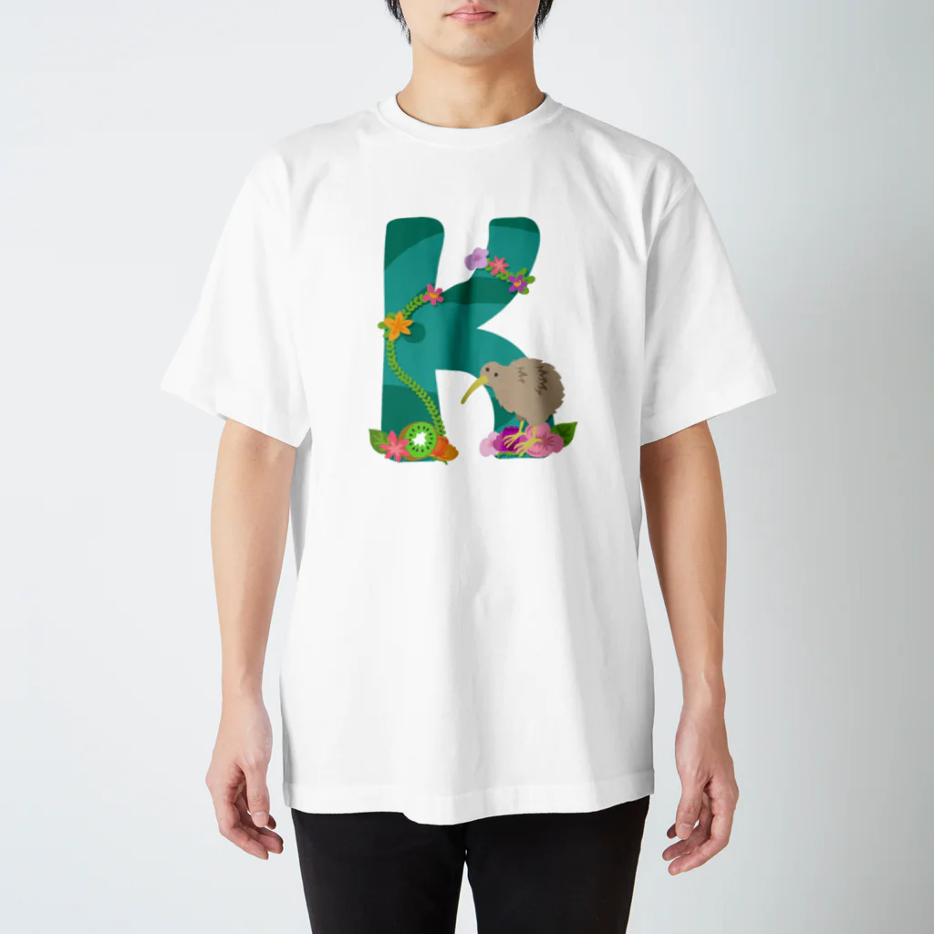 シラギク堂本舗のKはKiwiのK スタンダードTシャツ