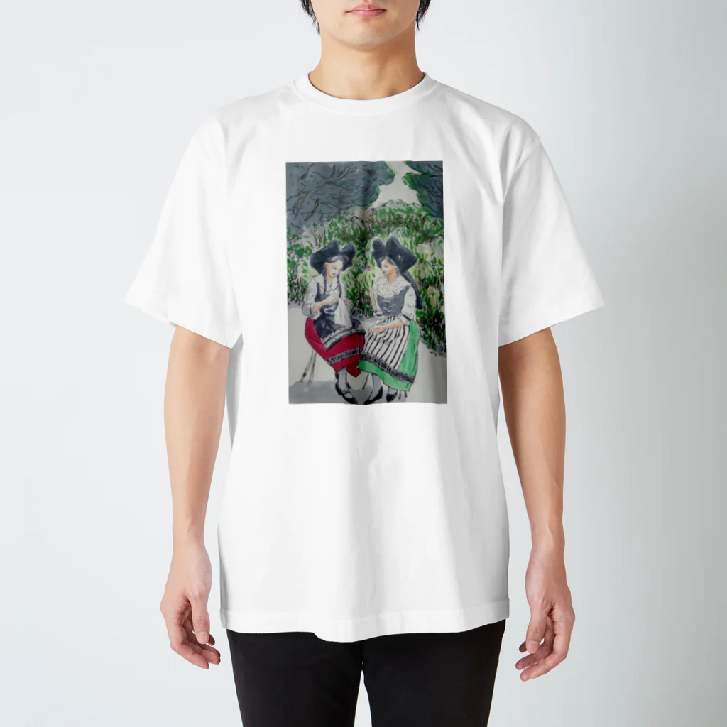 suitenのアルザスの少女たち Regular Fit T-Shirt