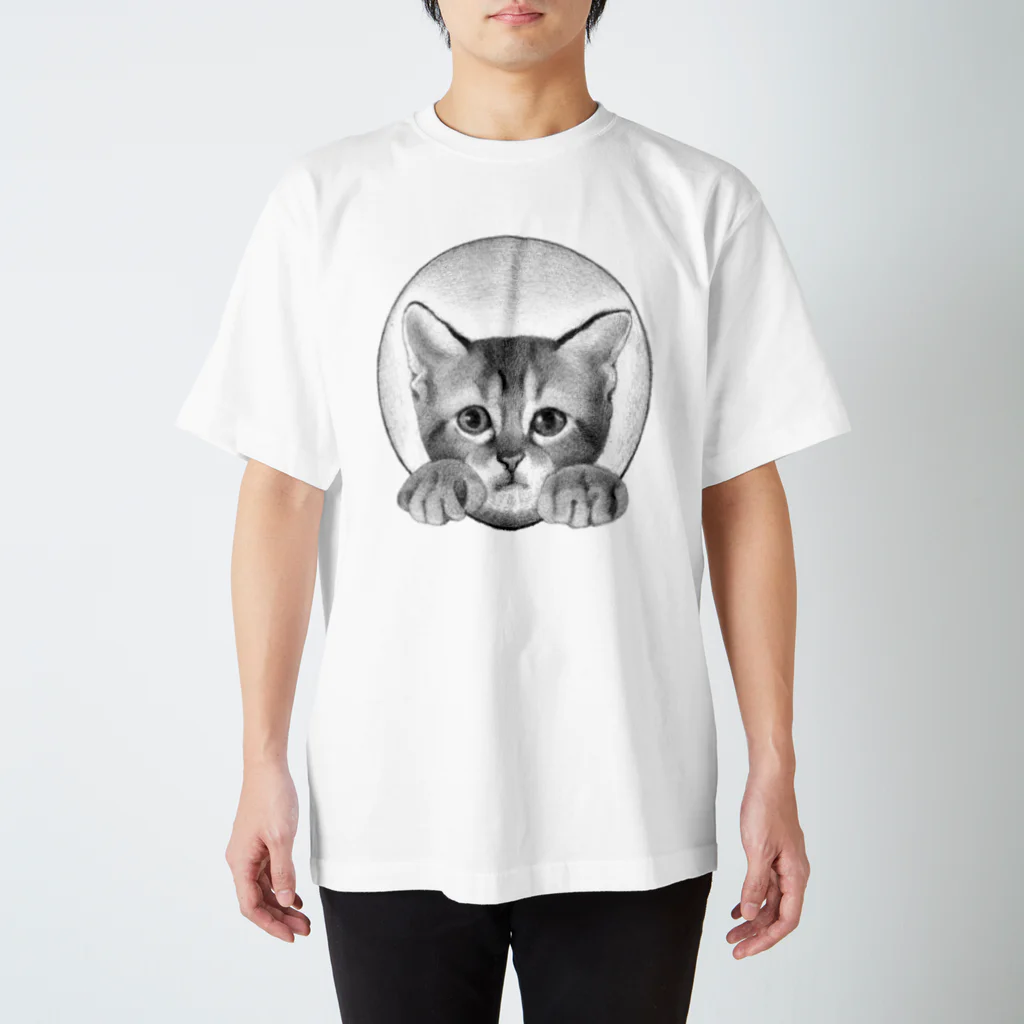 猫の楽園のイタズラ子猫　 スタンダードTシャツ