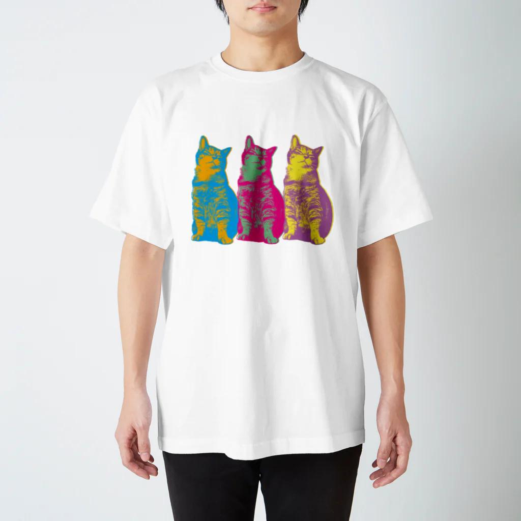 Cats & StarのReplicant Shimashima スタンダードTシャツ
