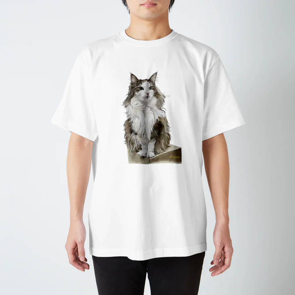 kinako-japanのノルウエージャンのミエルちゃん Regular Fit T-Shirt