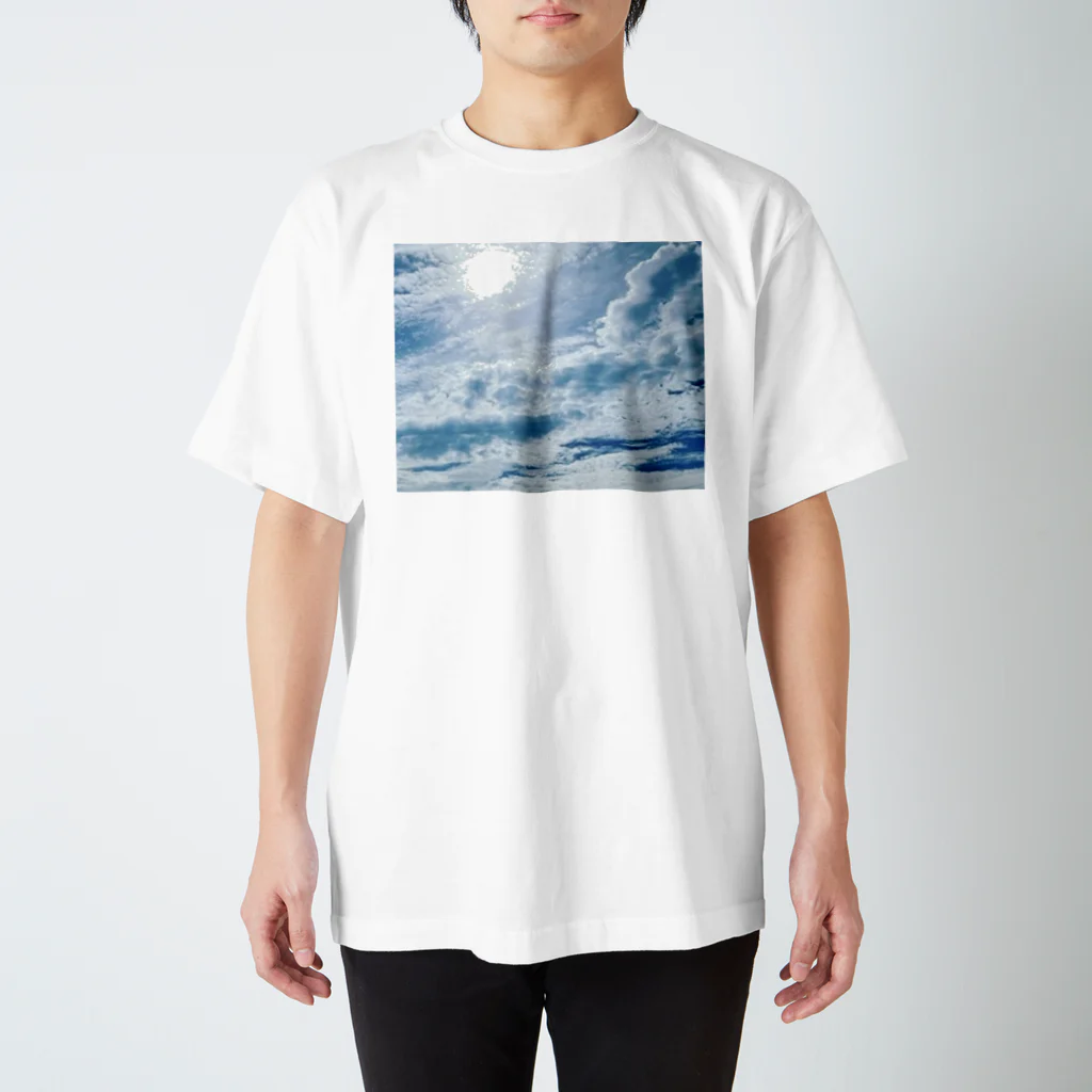 Zunco☺︎のsky Regular Fit T-Shirt