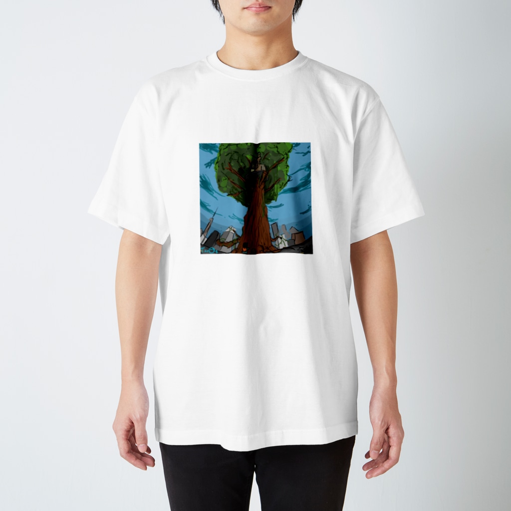 TACOSのWorld tree Regular Fit T-Shirt