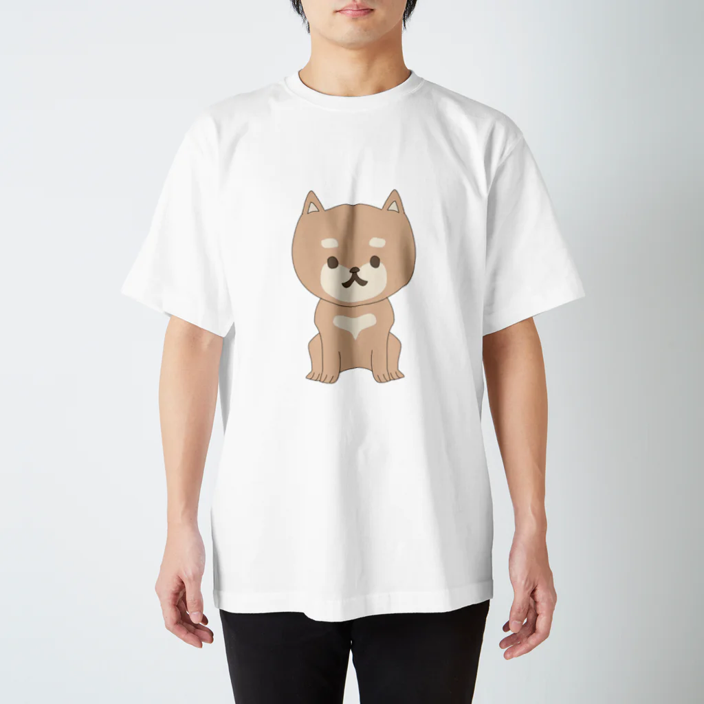 libraryの柴犬 Regular Fit T-Shirt