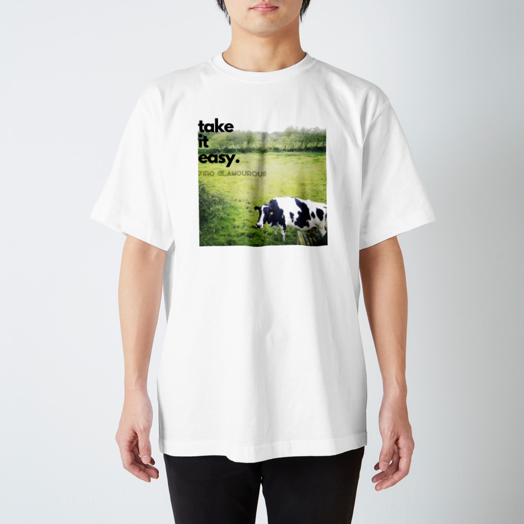 7IRO GLAMOUROUSのtake it easy.ミムちゃんTシャツ Regular Fit T-Shirt