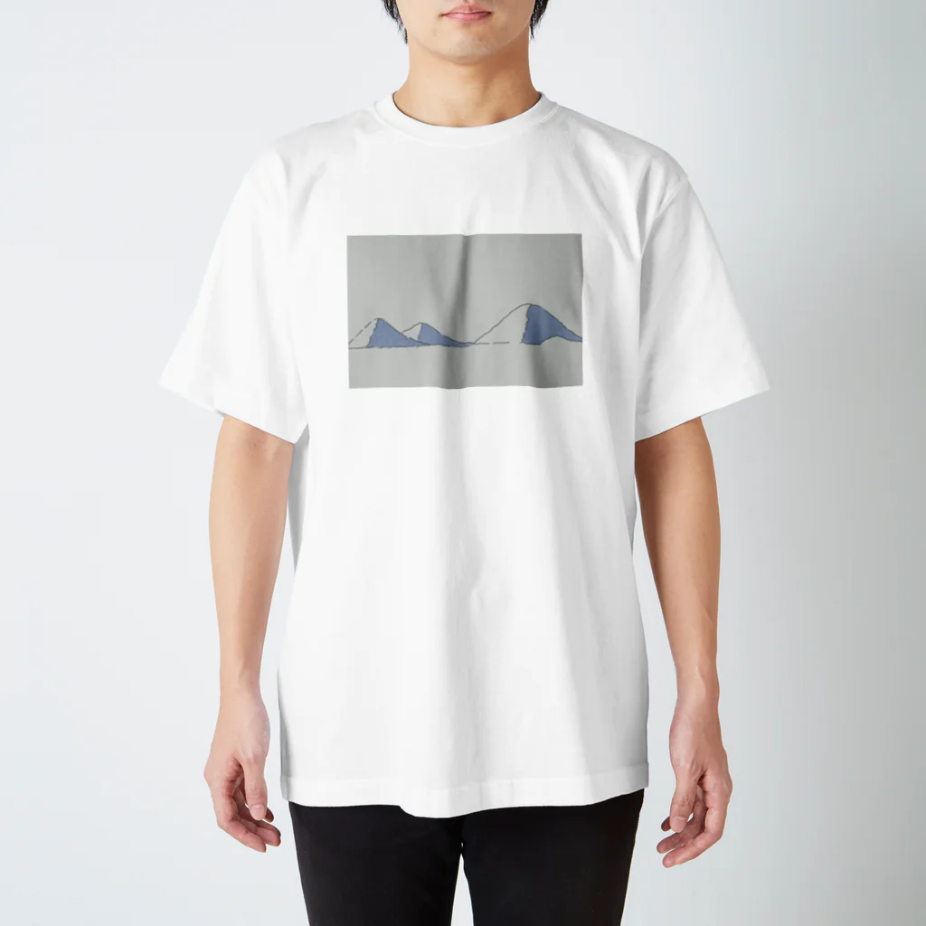 tamacoの山の絵2 Regular Fit T-Shirt