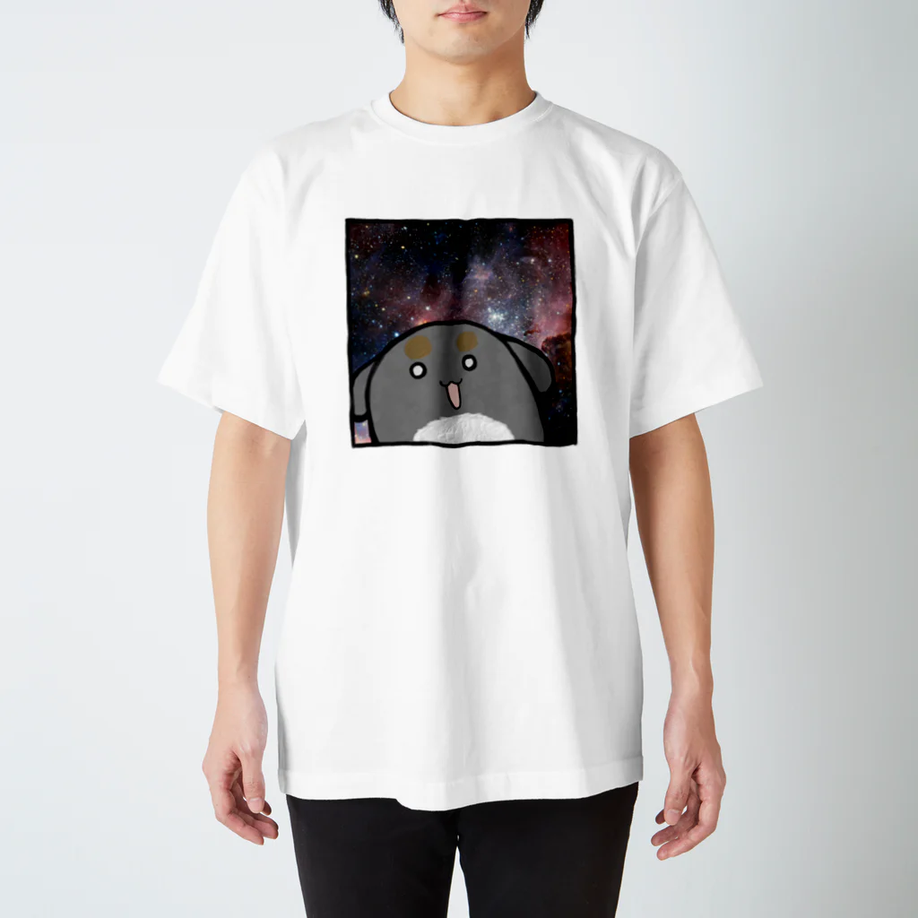 犬チャンの宇宙いぬ スタンダードTシャツ