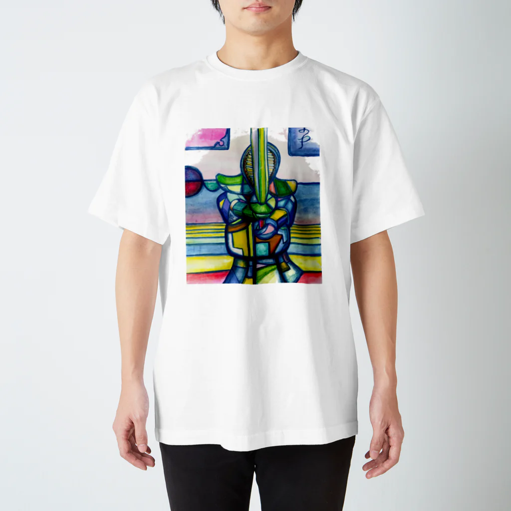 剣道　絵画　🅿️の剣道Tシャツ Regular Fit T-Shirt