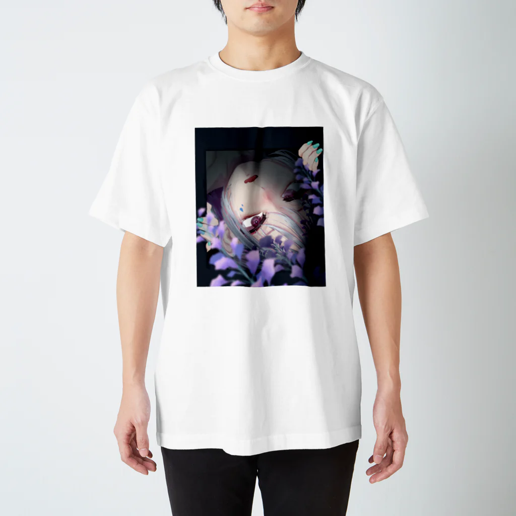 柊くりーむの藤の花 スタンダードTシャツ