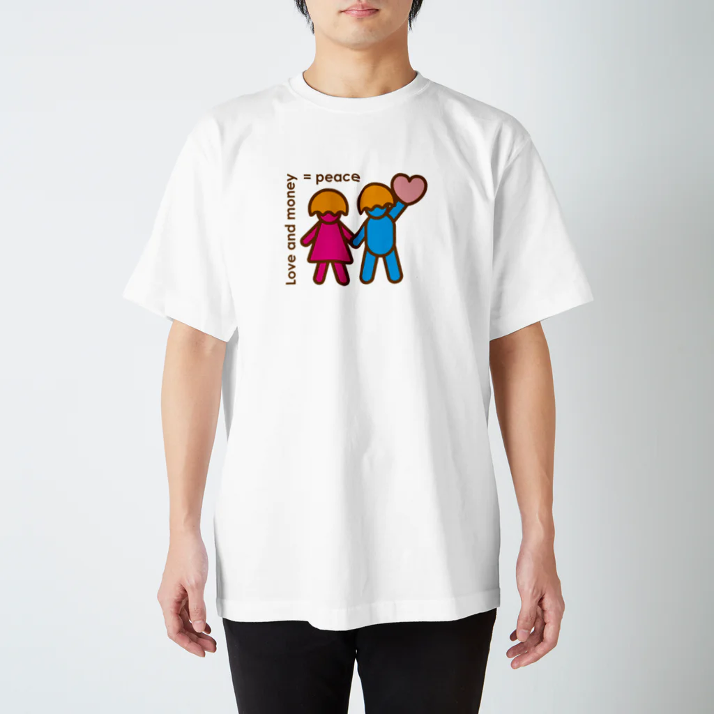 tsukiのlone and money = peace_first スタンダードTシャツ