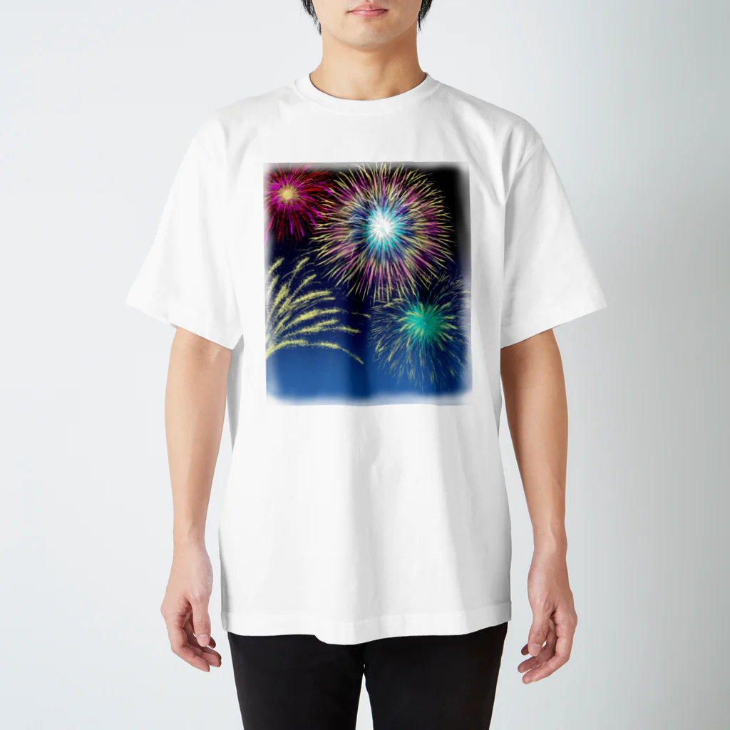 satoharuの花火の思い出 スタンダードTシャツ