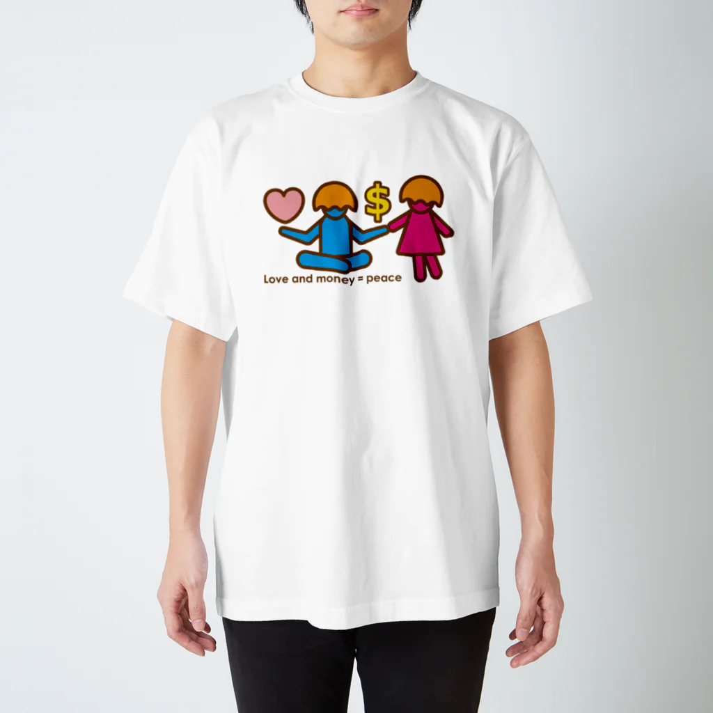 tsukiのlone and money = peace_balance スタンダードTシャツ