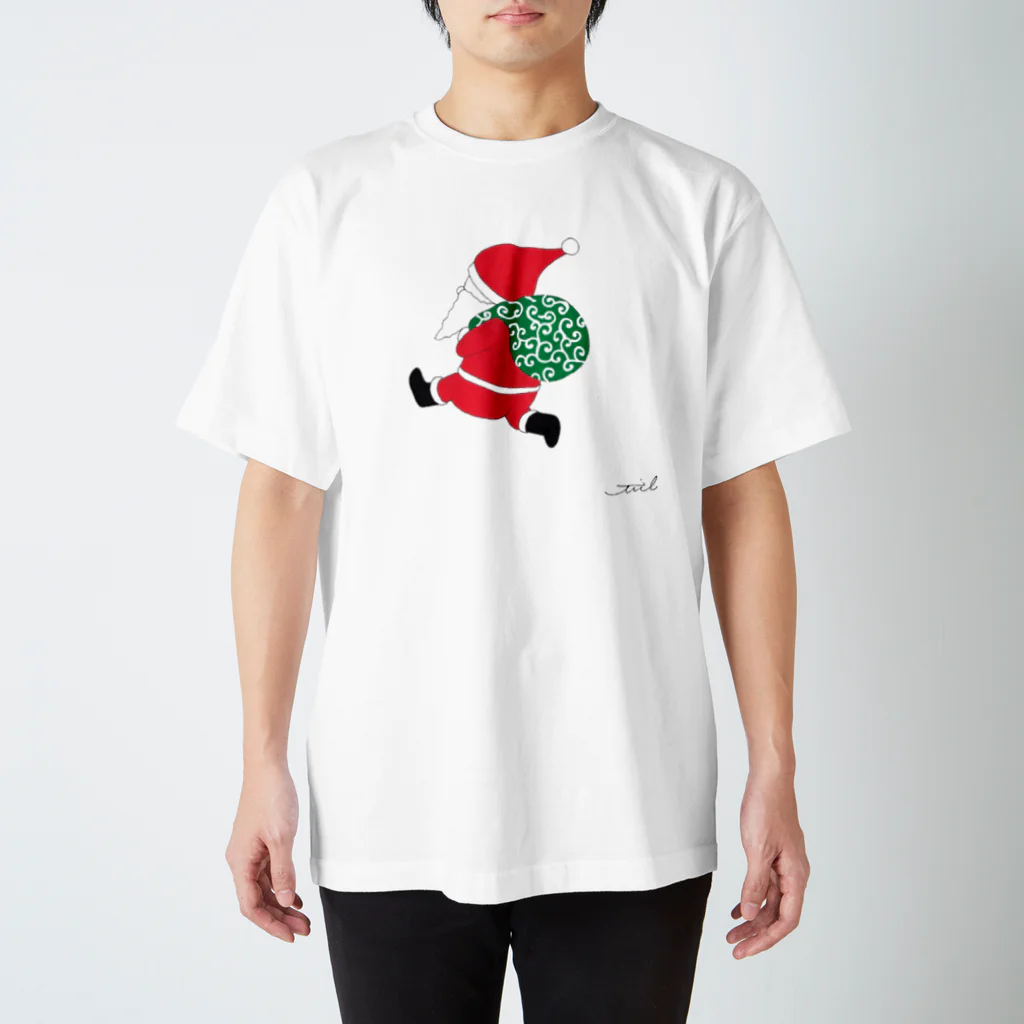 TONNOT illustrationsのsanta Regular Fit T-Shirt