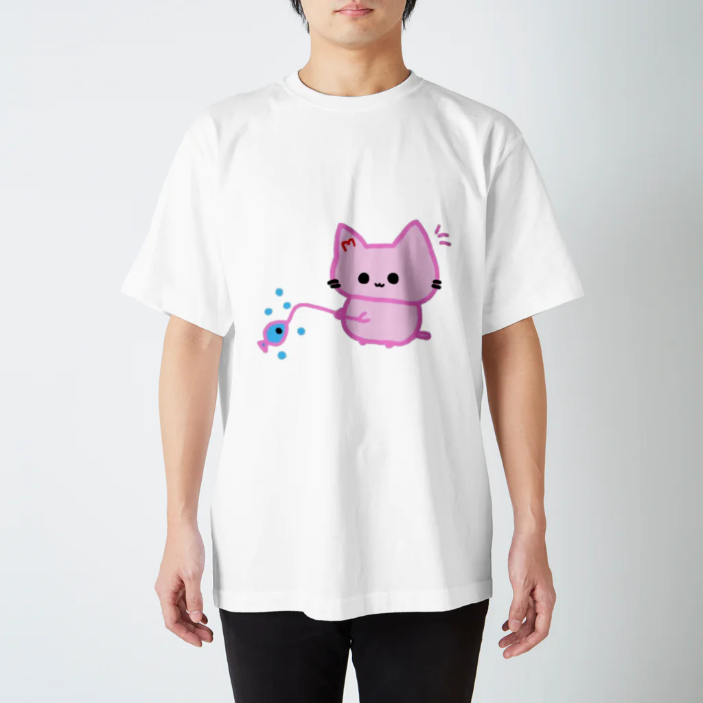 ももにゃん🐾のももにゃん🐾 スタンダードTシャツ