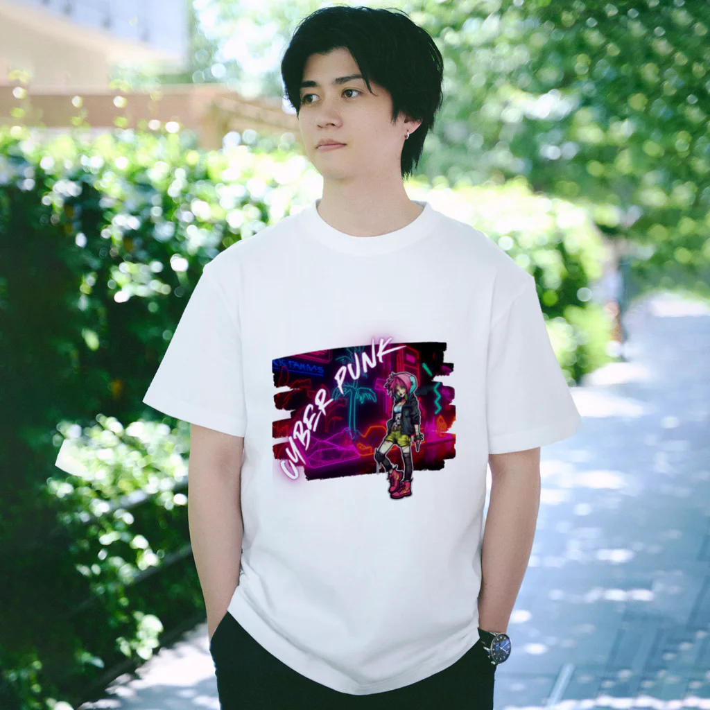 Vibrant Novaのsyber punk girl Regular Fit T-Shirt