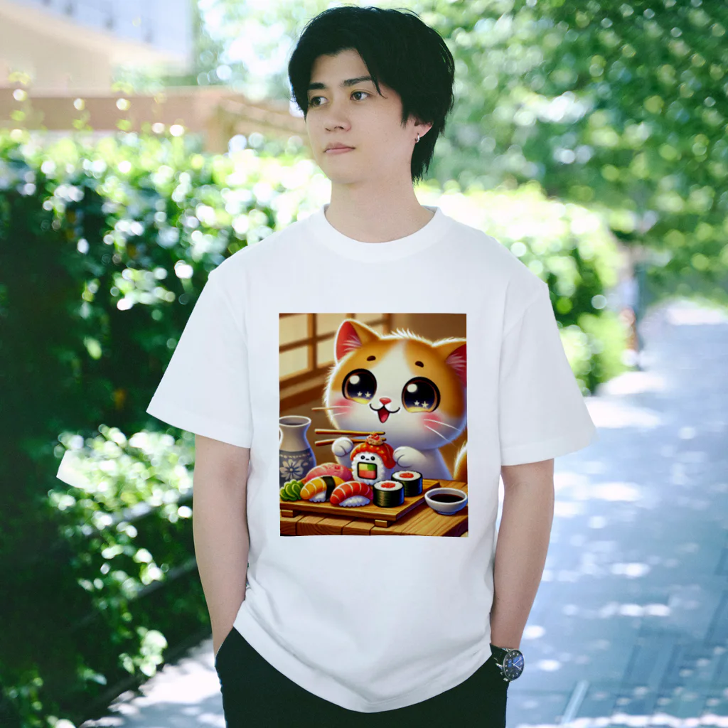 ぺろり庵のキラキラ寿司キャット Regular Fit T-Shirt