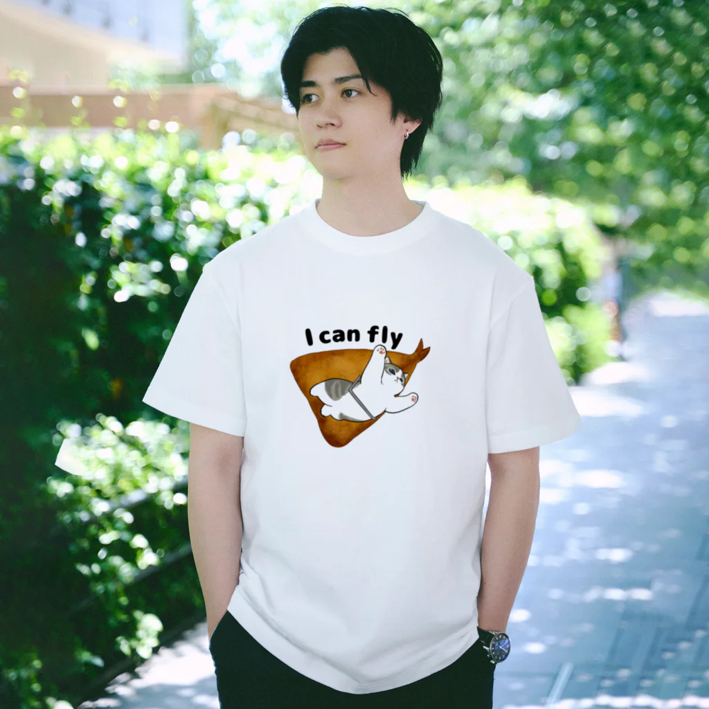 mofusandのアジふらいにゃん Regular Fit T-Shirt