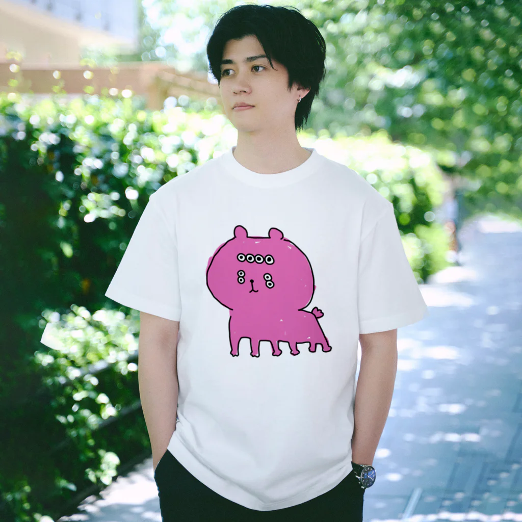 へなちょこしょっぷのもんすたーくまちゃん(ピンク) Regular Fit T-Shirt