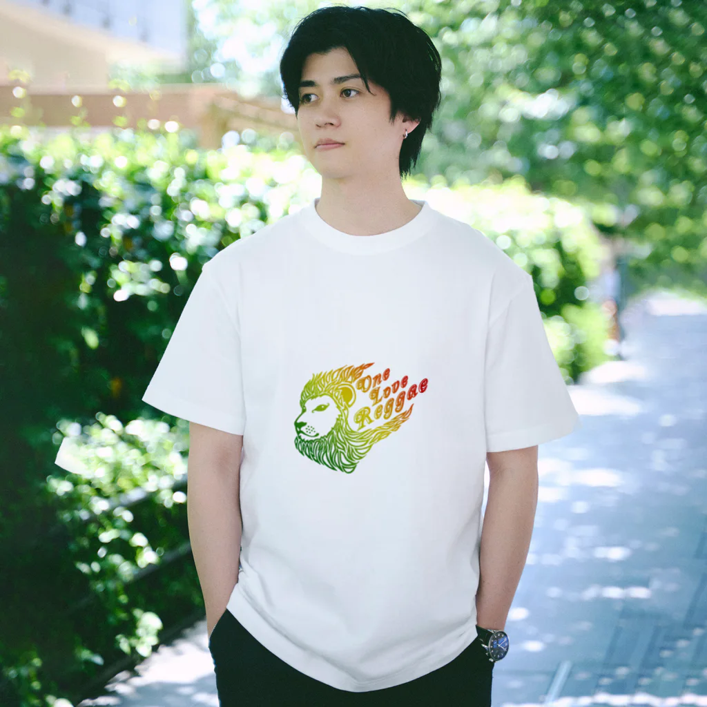 風乃応援団のOne Love Reggae（グラデ） Regular Fit T-Shirt