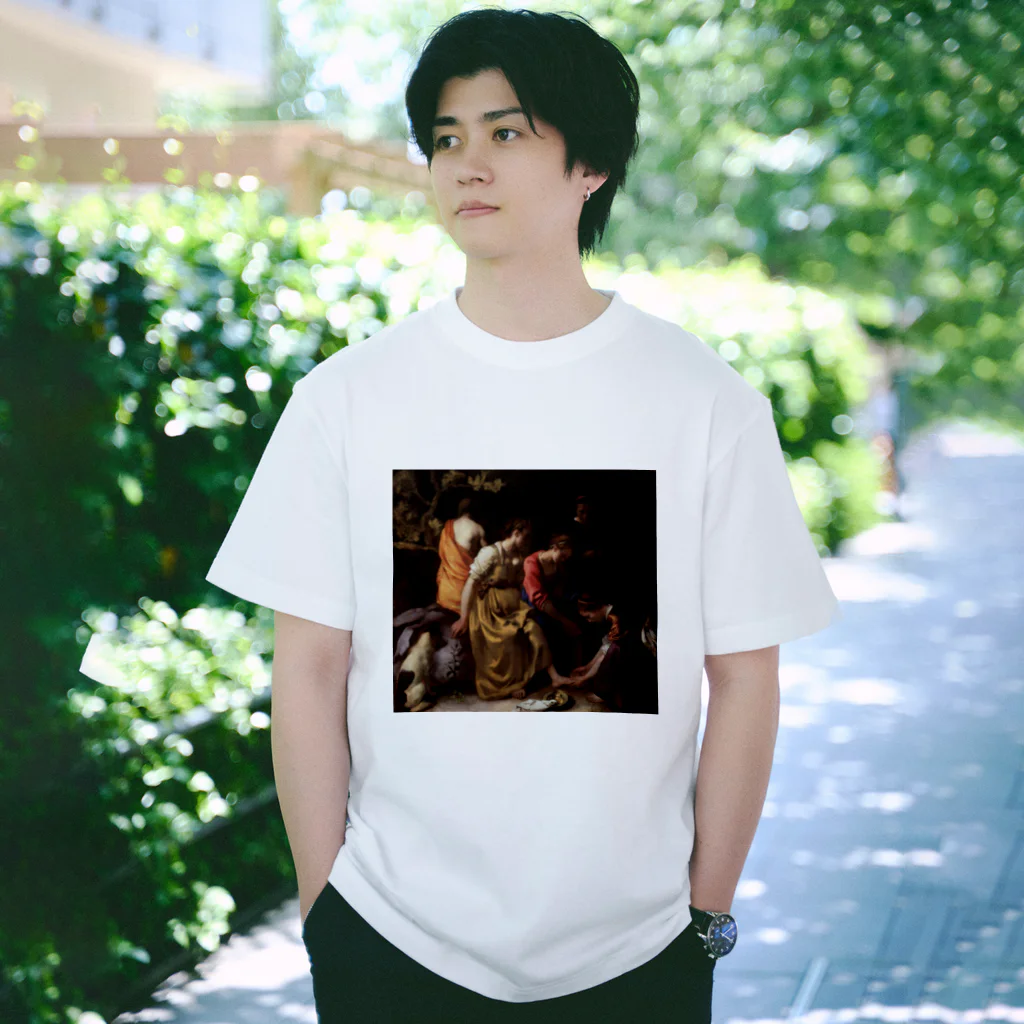 public domainのディアナとニンフたち / ヨハネス・フェルメール Regular Fit T-Shirt