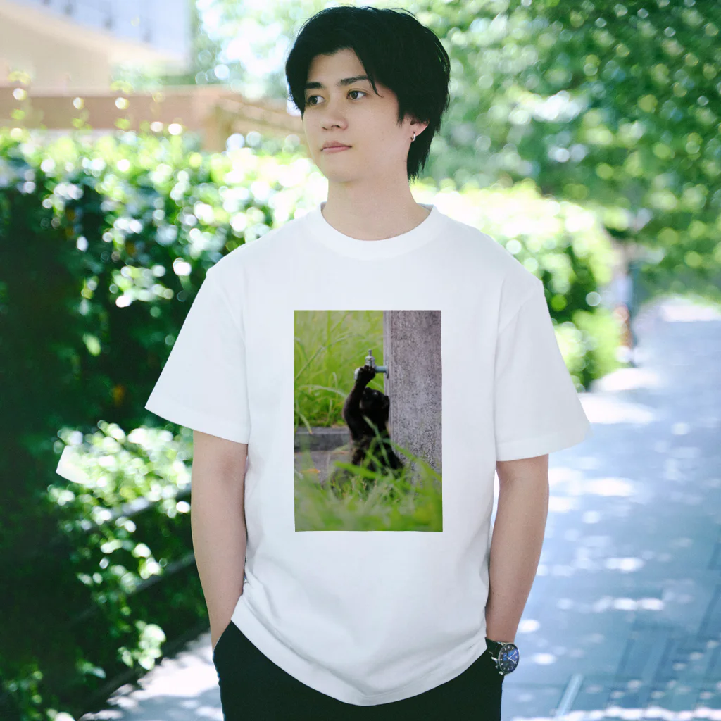 enokimaruのくろねこ Regular Fit T-Shirt