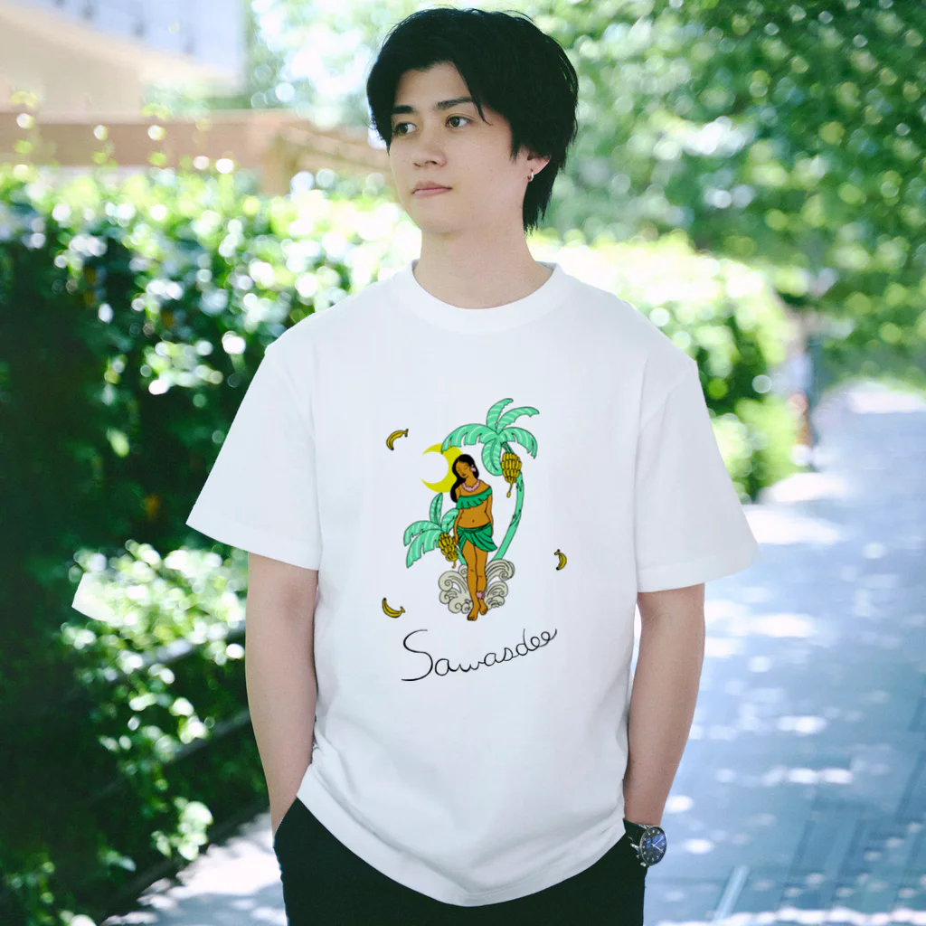 タイランドハイパーリンクス公式ショップのタイの妖怪「ナーンターニー」 WHITE Regular Fit T-Shirt