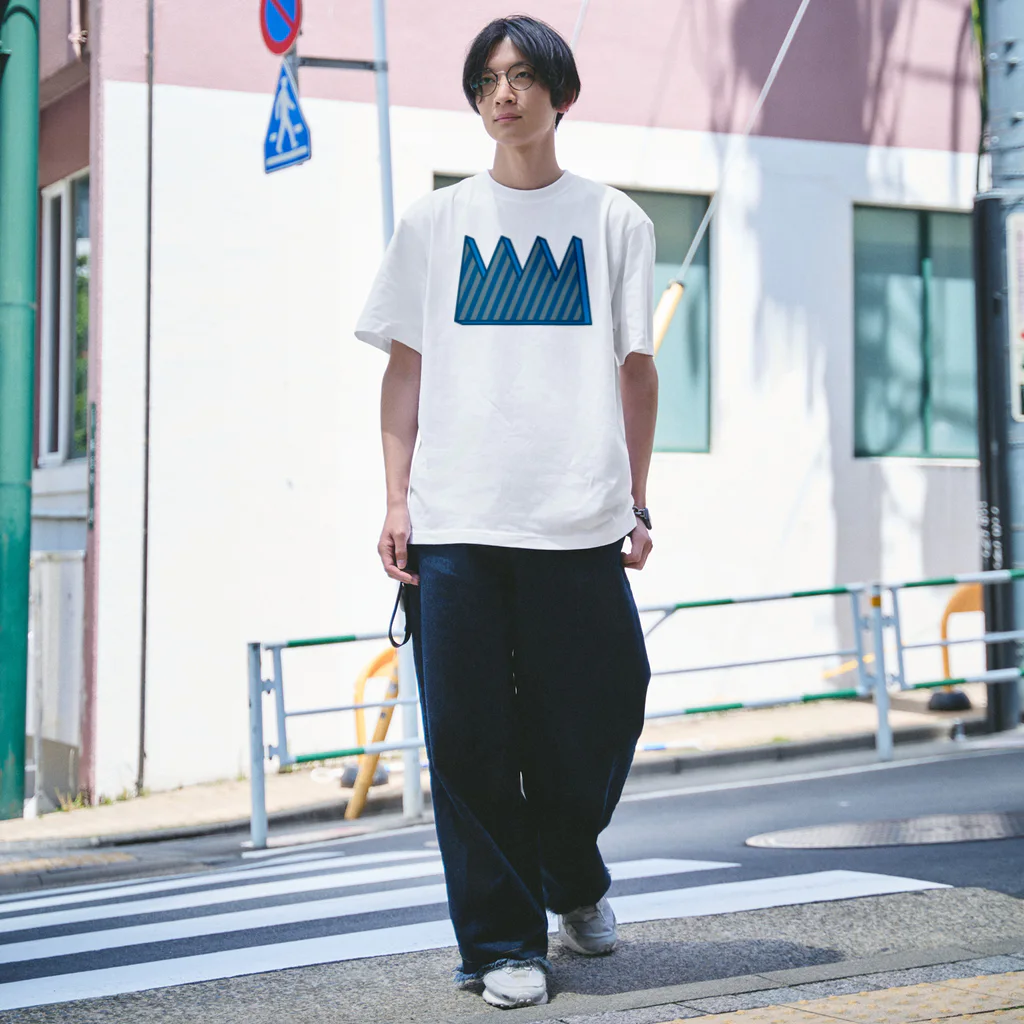 MITSUGI yosukeの山山ブルー Regular Fit T-Shirt