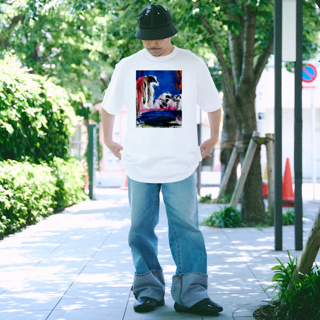 色にまみれるアニマル達のそれでも明日を Regular Fit T-Shirt