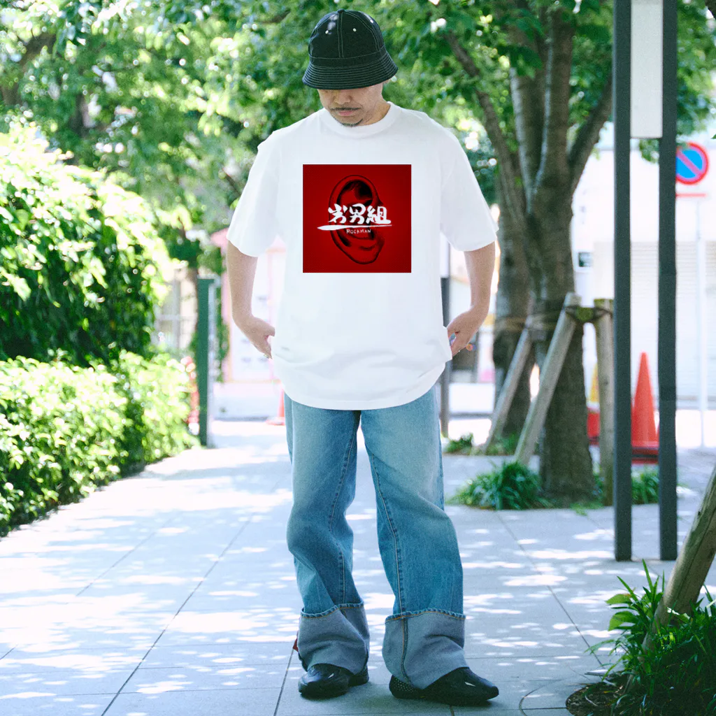 岩男組の耳のロゴT Regular Fit T-Shirt