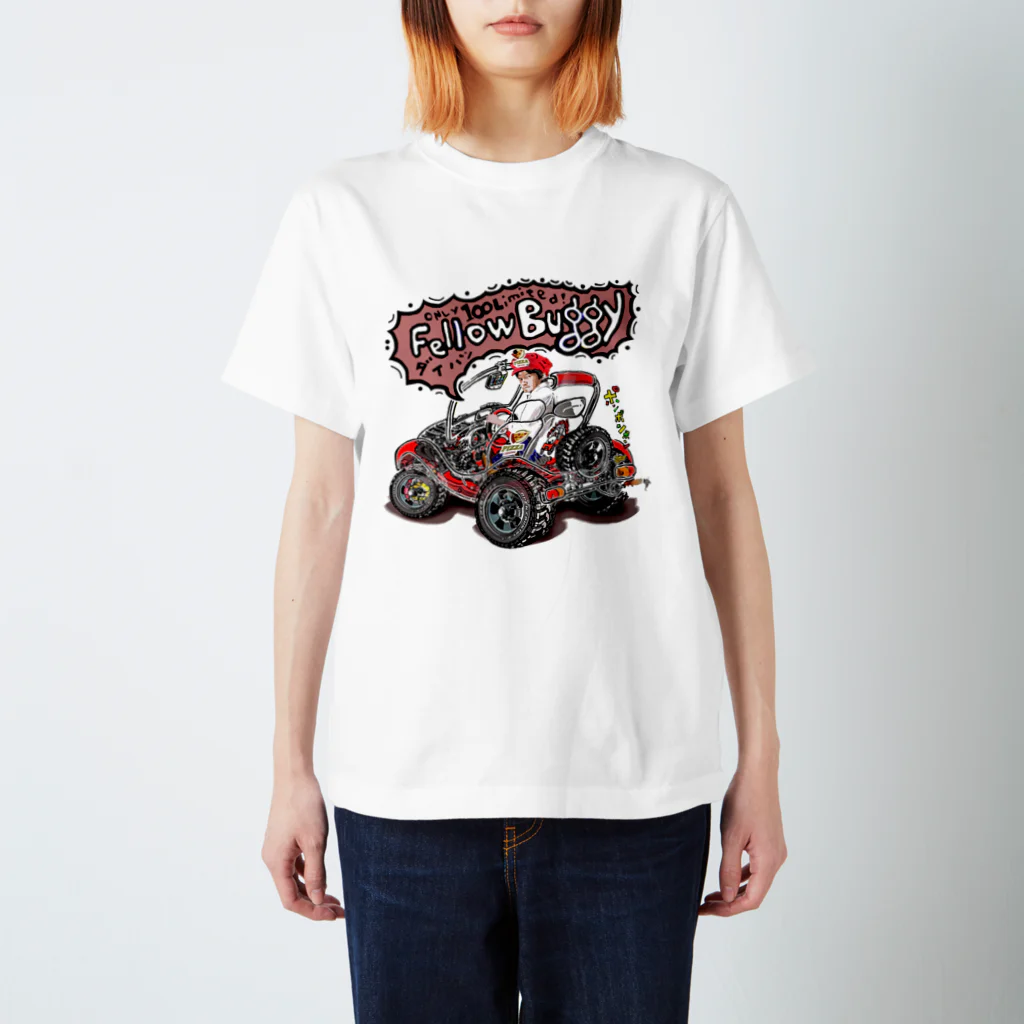  XXレーション・ショップのFellowBuggy・「やくざ刑事・麻薬密売組織」 スタンダードTシャツ