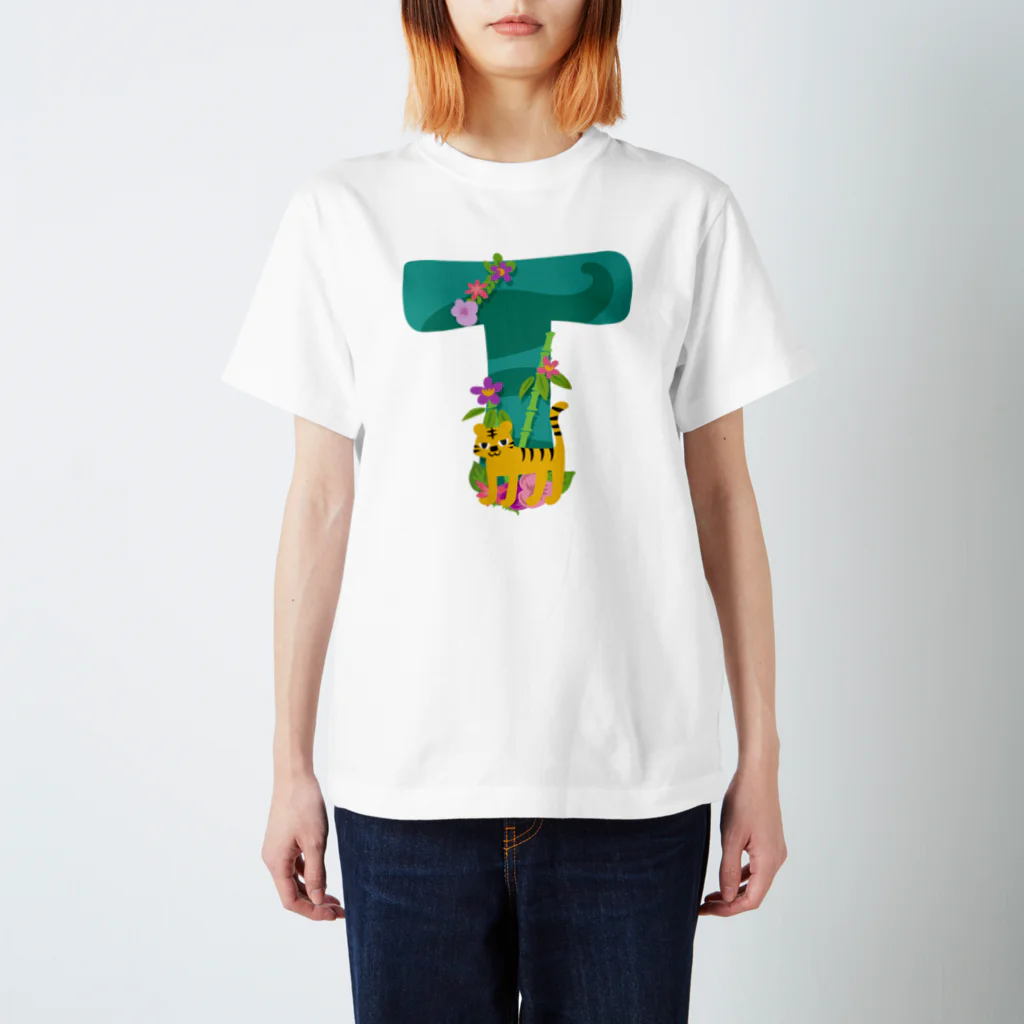 シラギク堂本舗のTはTigerのT Regular Fit T-Shirt