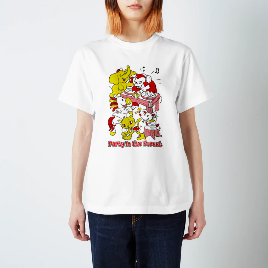 ruikozukaの森のDJパーティー スタンダードTシャツ