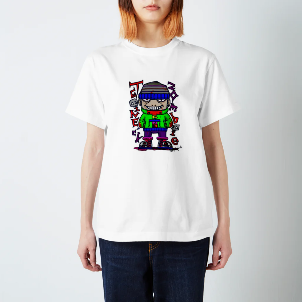 TAKAPINCHーTSHIRTS SHOPーのTEINE'ck ZOMBIE スタンダードTシャツ