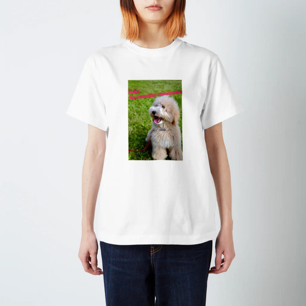 ルナのAustralian　Labradoodle@RUNA スタンダードTシャツ