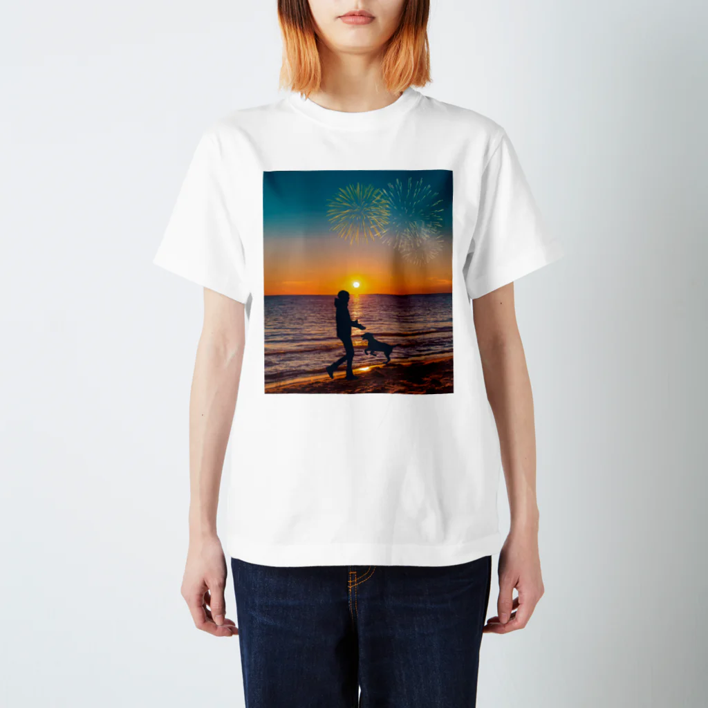 Nobu💙のSUNSET Regular Fit T-Shirt