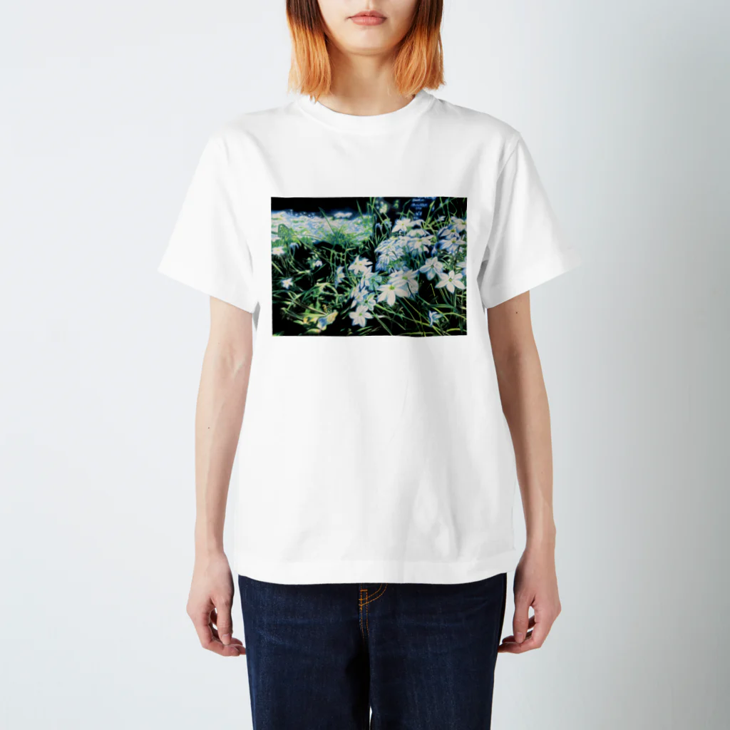 yune@色鉛筆画の花の息吹 Regular Fit T-Shirt