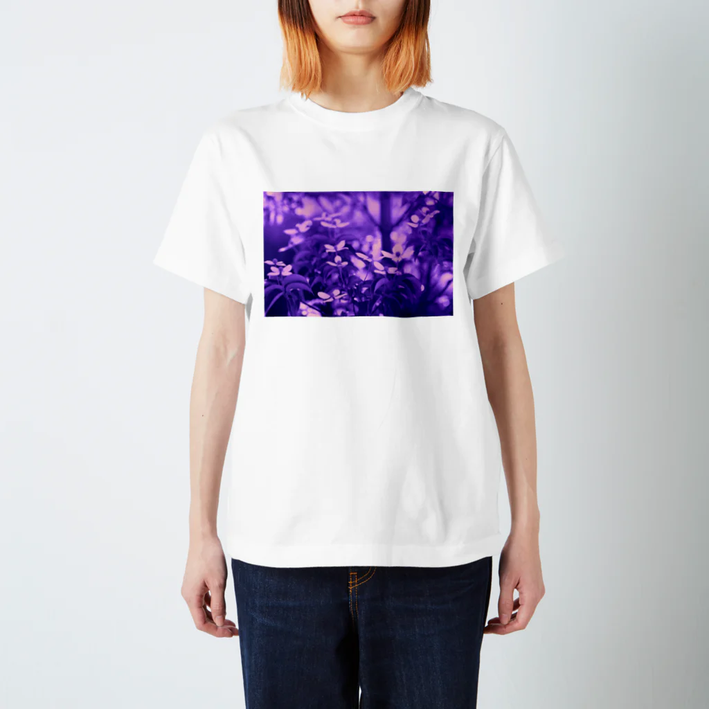 高野寛のSUZURIのDuotone Purple Regular Fit T-Shirt