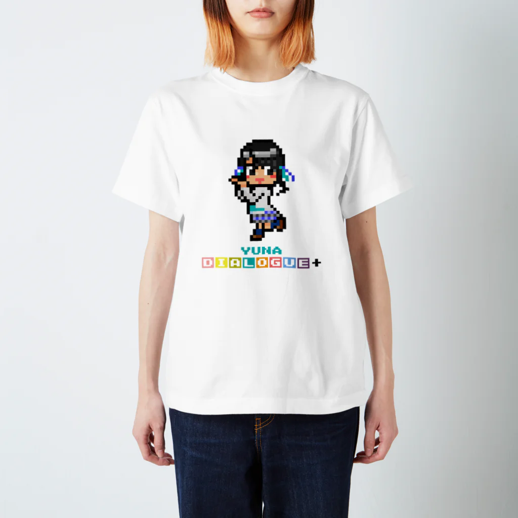 DIALOGUE＋のドットDIALOGUE＋ ゆーな推しスタンダードTシャツ(白) スタンダードTシャツ