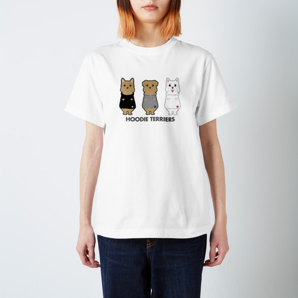 BISCUIT FACTORYのHOODIE TERRIERS Regular Fit T-Shirt