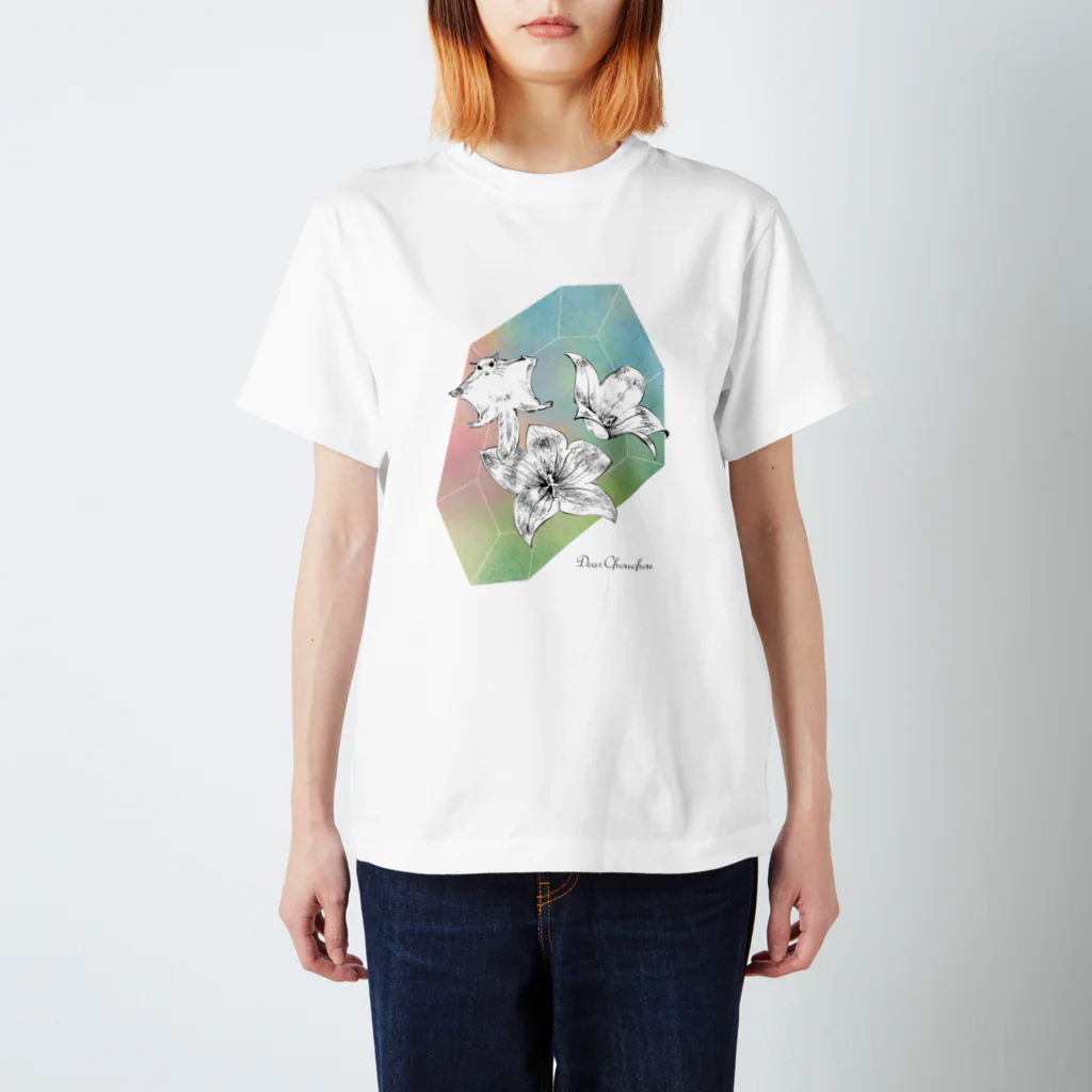 Dear Chouchouの宝石とモモンガ スタンダードTシャツ