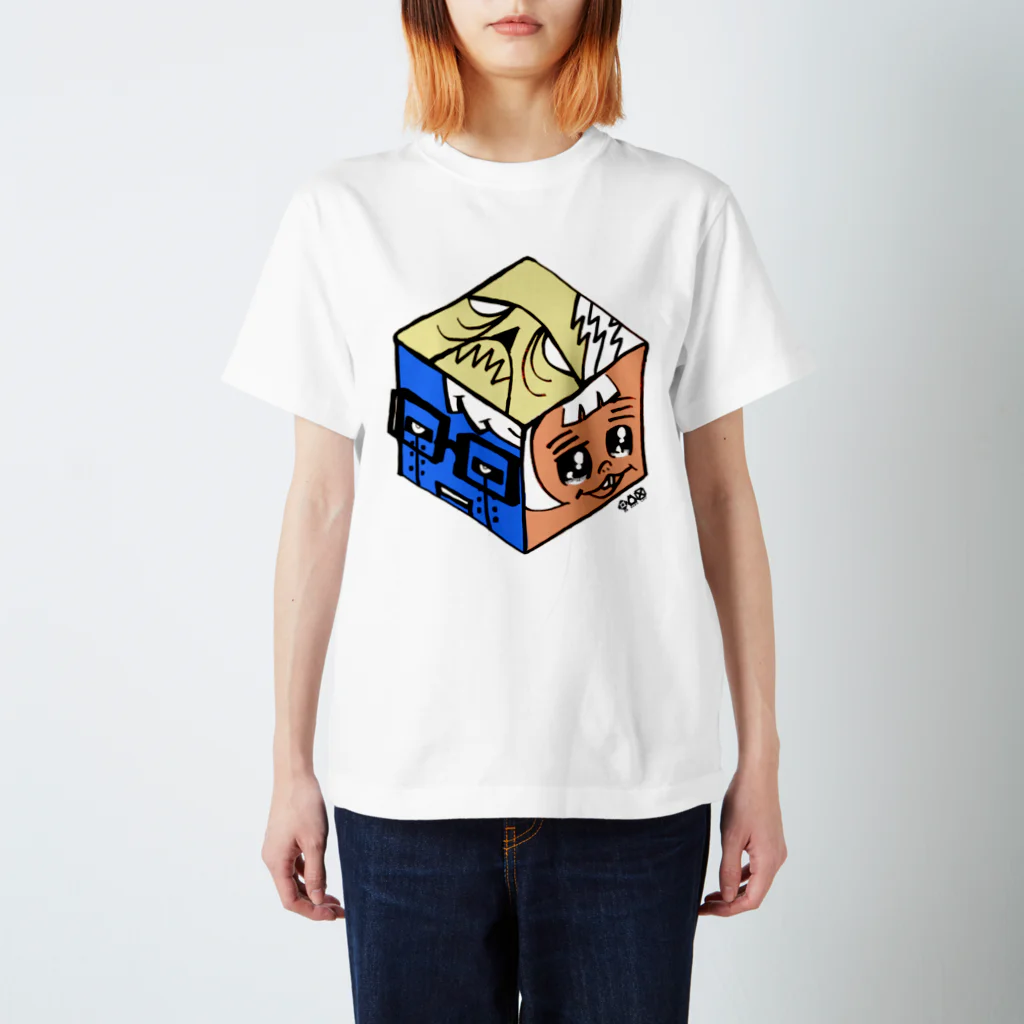 ◯△□（まるさんかくしかく）のチート スタンダードTシャツ