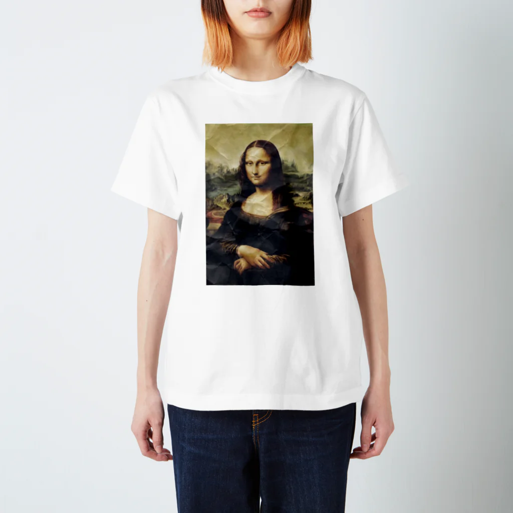 AltocolonyのMona Lisa Paper Photo Tee スタンダードTシャツ