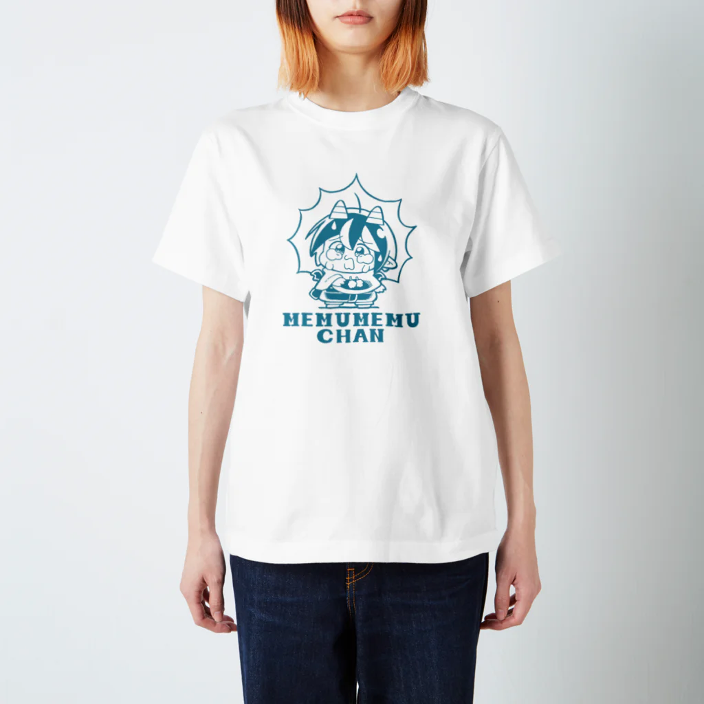 メムメムショップのびっくりメムメムちゃん（アクアブルー） Regular Fit T-Shirt