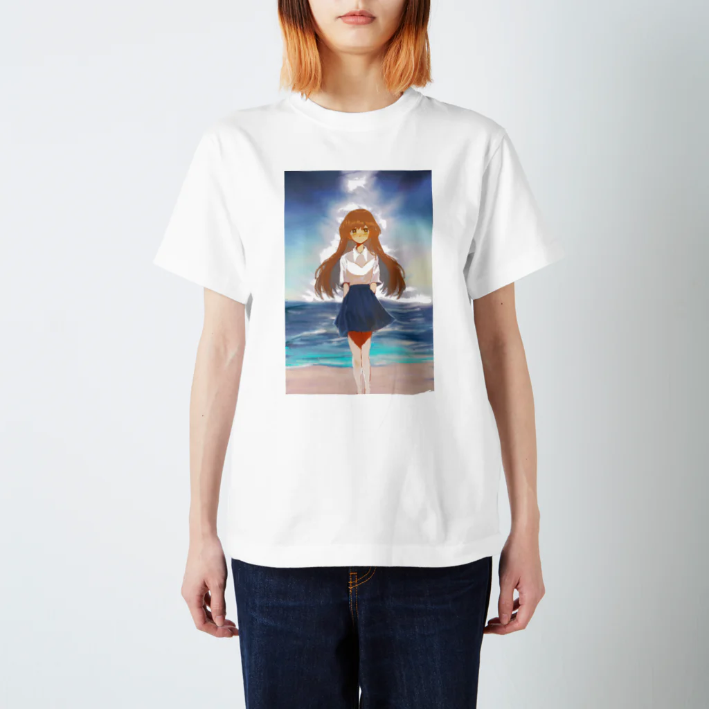 すごく健康的なショップのうみべのおんなのこ スタンダードTシャツ