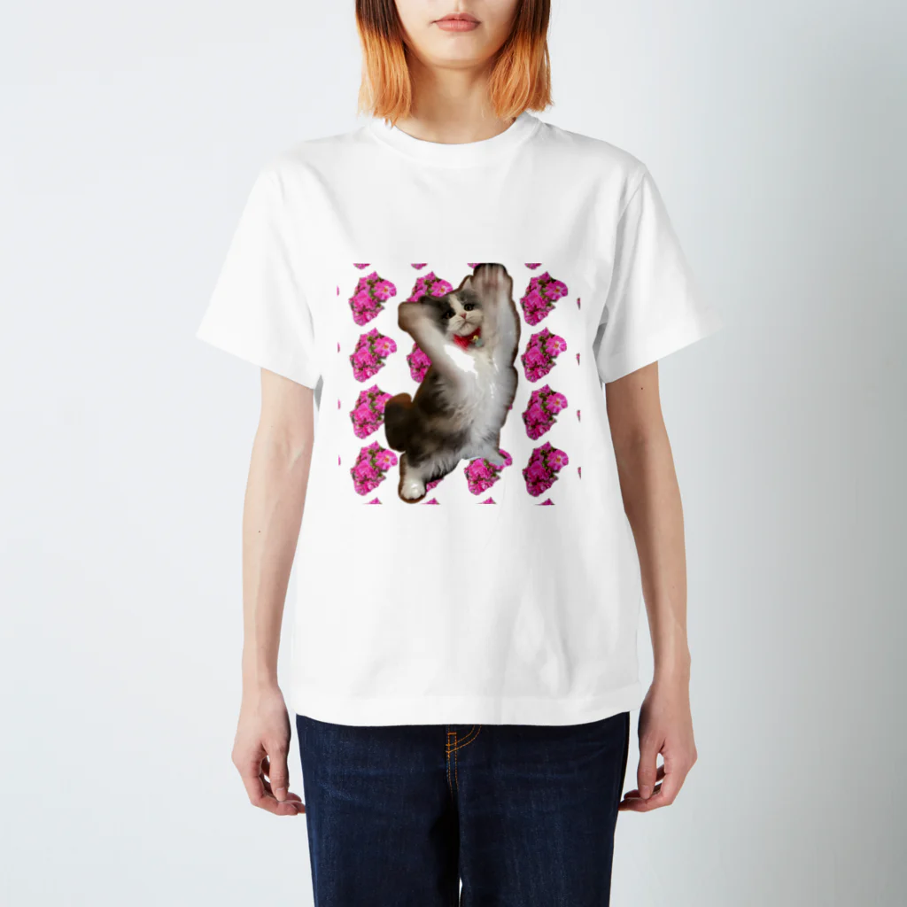猫のお姫様の姫とドロシーパーキンス スタンダードTシャツ