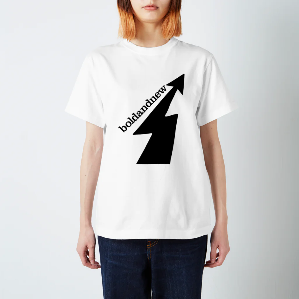 boldandnewのboldandnew_No.000_BK スタンダードTシャツ