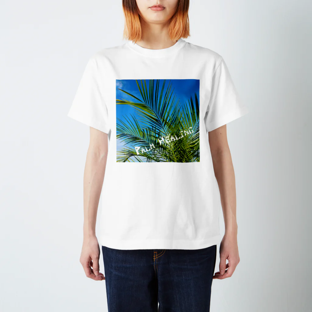 PalmHealingのヤシの木 スタンダードTシャツ